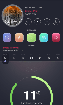 Screenshot of the application MYCOLORSCREEN Battery Arc Theme - #3