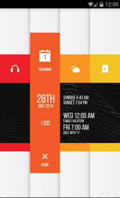 Screenshot of the application MYCOLORSCREEN Paper Strips Theme - #4