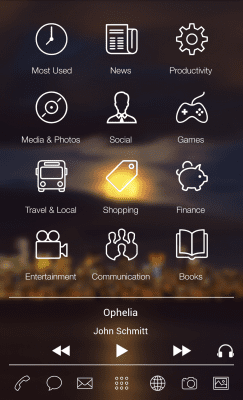 Screenshot of the application MYCOLORSCREEN City Lights Theme - #3