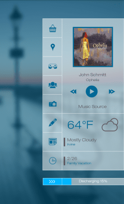 Screenshot of the application MYCOLORSCREEN Crimson Sunset Theme - #3