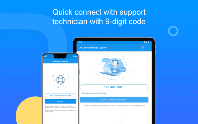 Screenshot of the application AirDroid Remote Support - #6
