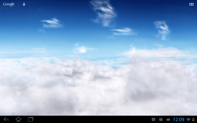 Screenshot of the application Blue Skies Free Live Wallpaper - #1