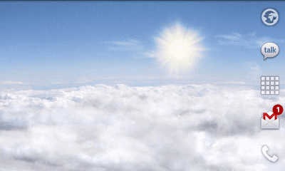 Screenshot of the application Blue Skies Free Live Wallpaper - #3