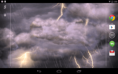 Screenshot of the application Thunderstorm Free Wallpaper - #6