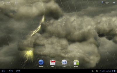 Screenshot of the application Thunderstorm Free Wallpaper - #7