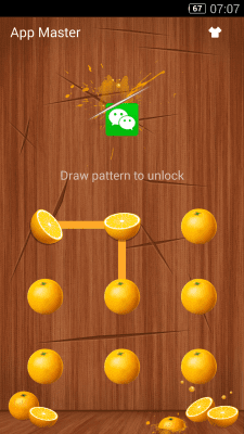 Screenshot of the application AppLock Theme - Fruit - #1