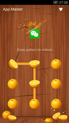 Screenshot of the application AppLock Theme - Fruit - #2
