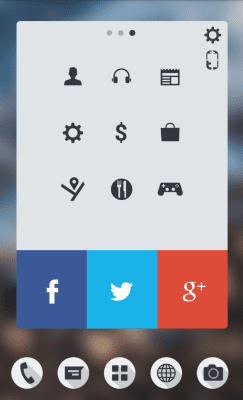 Screenshot of the application MYCOLORSCREEN Flat Card UI Theme - #4