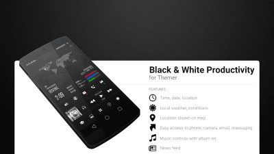 Screenshot of the application MYCOLORSCREEN Dark Pro UI Theme - #1