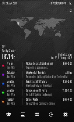 Screenshot of the application MYCOLORSCREEN Dark Pro UI Theme - #6