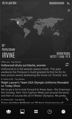 Screenshot of the application MYCOLORSCREEN Dark Pro UI Theme - #8