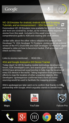 Screenshot of the application Simple RSS Widget - #6