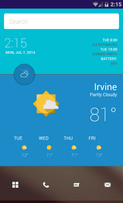 Screenshot of the application MYCOLORSCREEN Android Theme L - #4