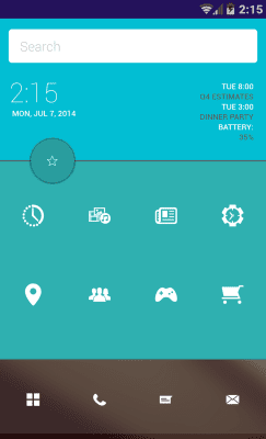 Screenshot of the application MYCOLORSCREEN Android Theme L - #5