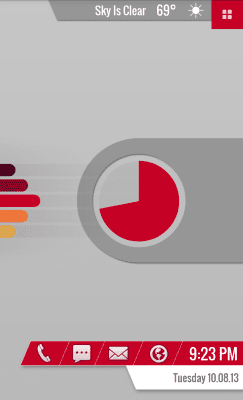 Screenshot of the application MYCOLORSCREEN 3D Theme - #3