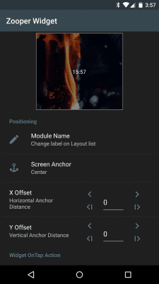 Screenshot of the application Zooper Widget - #6