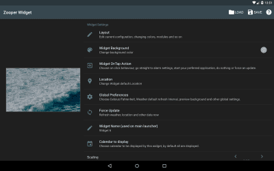 Screenshot of the application Zooper Widget - #8