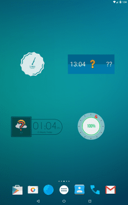 Screenshot of the application Zooper Widget - #11