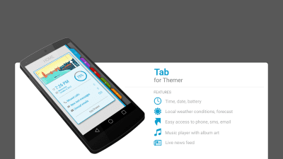 Screenshot of the application MYCOLORSCREEN Tabs Theme - #1