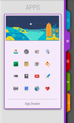 Screenshot of the application MYCOLORSCREEN Tabs Theme - #3