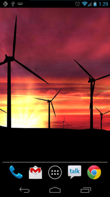 Screenshot of the application Silhouette Free Live Wallpaper - #3