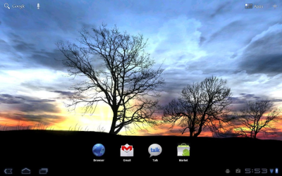 Screenshot of the application Silhouette Free Live Wallpaper - #6