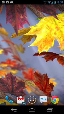 Screenshot of the application Autumn Tree Free Wallpaper - #4