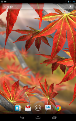 Screenshot of the application Autumn Tree Free Wallpaper - #5