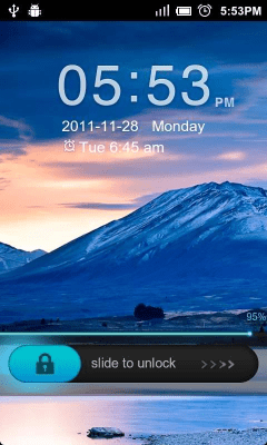 Screenshot of the application GO Locker Simple RightTheme - #1