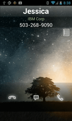 Screenshot of the application RocketDial MU alike Caller ID - #1