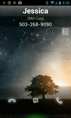 Screenshot of the application RocketDial MU alike Caller ID - #2