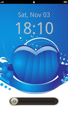 Screenshot of the application Love Lockscreen Theme - #4