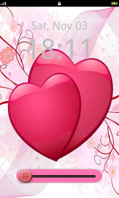 Screenshot of the application Love Lockscreen Theme - #5