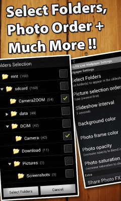 Screenshot of the application Photo FX Live Wallpaper - #8