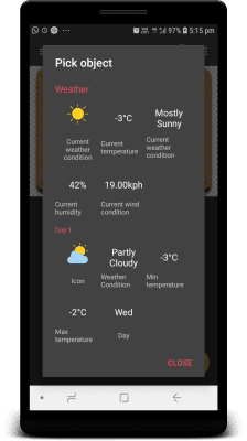 Screenshot of the application UCCW - Ultimate custom widget - #6
