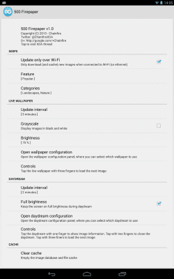 Screenshot of the application 500 Firepaper - #5