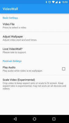 Screenshot of the application VideoWall - Video Wallpaper - #2