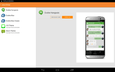 Screenshot of the application Theme Spotlight - #8