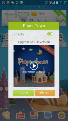 Screenshot of the application Papertown Super Theme GO - #7