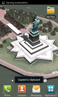 Screenshot of the application Statue of Liberty 3D LWP FREE - #2