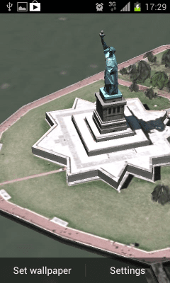 Screenshot of the application Statue of Liberty 3D LWP FREE - #4