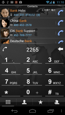 Screenshot of the application RocketDial Map Black Theme - #1