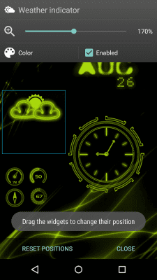 Screenshot of the application Neon Clock Live wallpaper - #6
