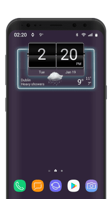 Screenshot of the application 3D Flip Clock Theme Pack 04 - #3