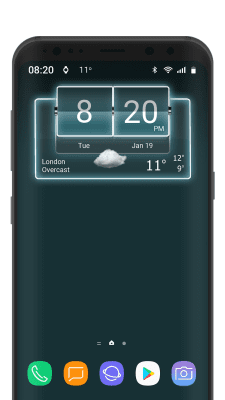 Screenshot of the application 3D Flip Clock Theme Pack 04 - #4