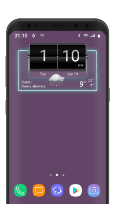 Screenshot of the application 3D Flip Clock Theme Pack 04 - #5