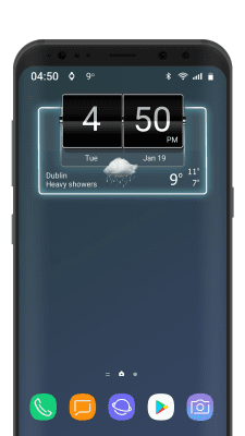 Screenshot of the application 3D Flip Clock Theme Pack 04 - #6