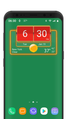 Screenshot of the application 3D Flip Clock Theme Pack 05 - #10