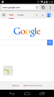 Screenshot of the application Time Mini - #3