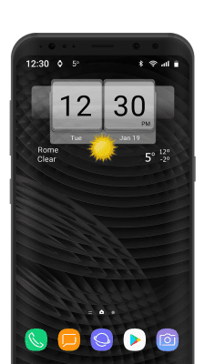 Screenshot of the application 3D Flip Clock Theme Pack 02 - #6